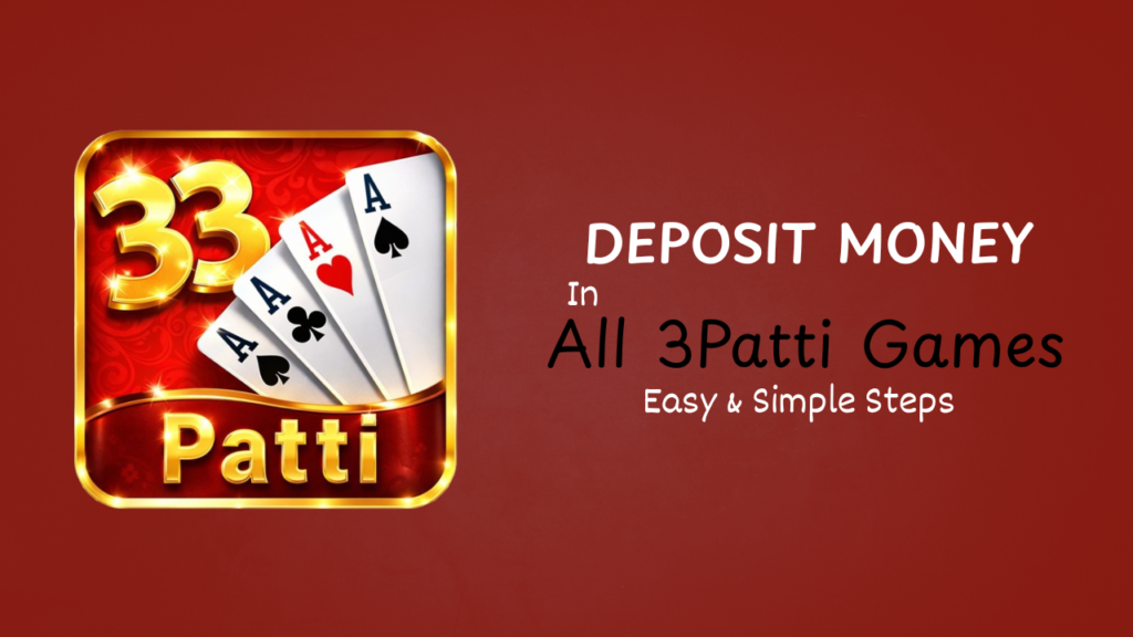 Deposit Money in All 3Patti